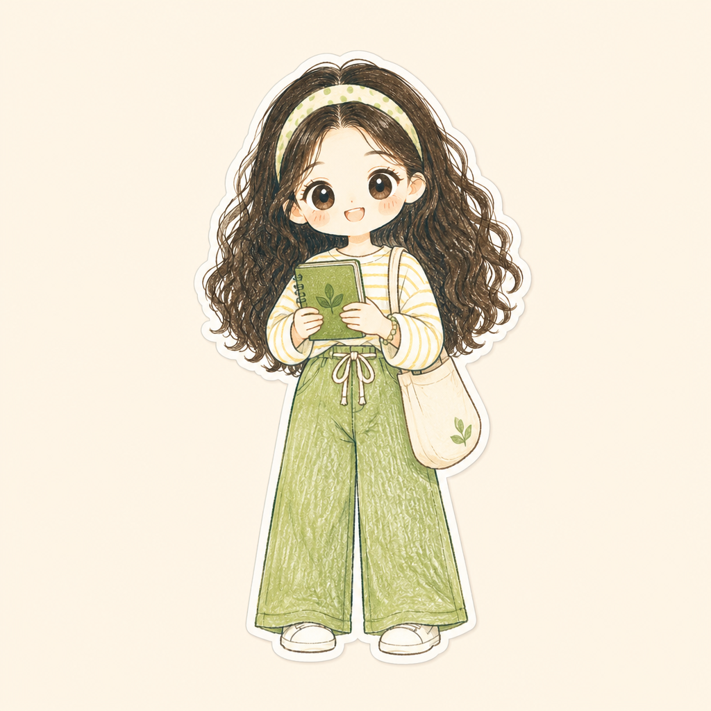 卷发女孩木子